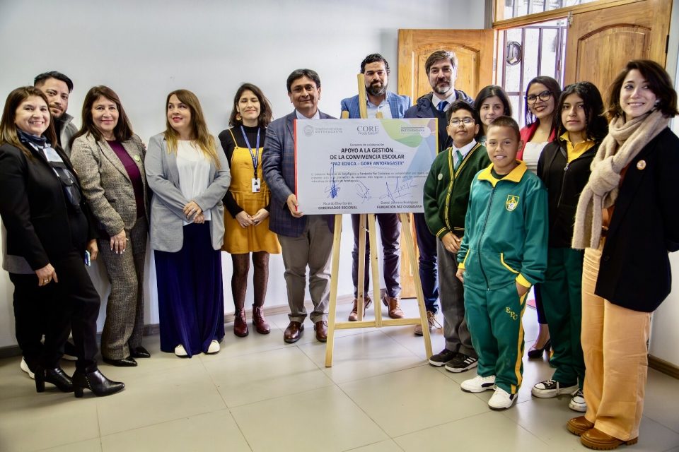 Paz Educa y GORE Antofagasta lanzan programa de convivencia escolar en 12 establecimientos educacionales